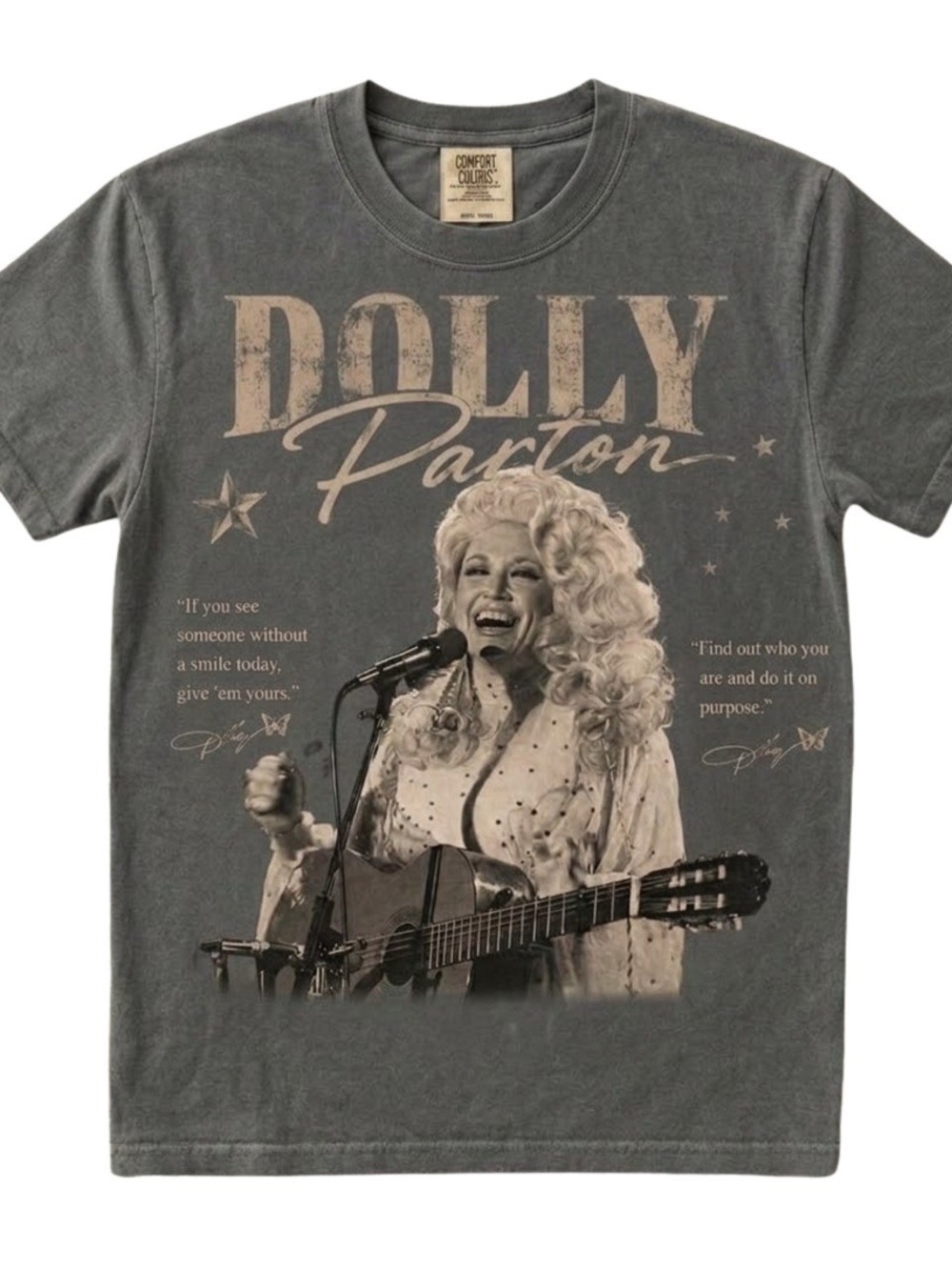Comfort Color Dolly Parton “find out who you are” T-Shirt - Picture 2 of 2